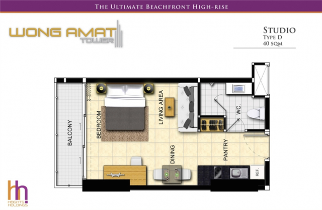 RESALE: Studio in W Tower - 2405 RESALE: Studio in W Tower - 2405